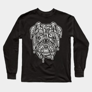 Drippy English Bulldog Long Sleeve T-Shirt